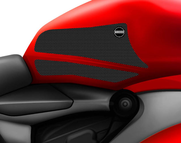 Mogico Ducati Streetfighter V2 2022+ Tank Grips / Motorcycle Anti-slip Pads / Traction Non-Slip Mats Fuel Tank Protection
