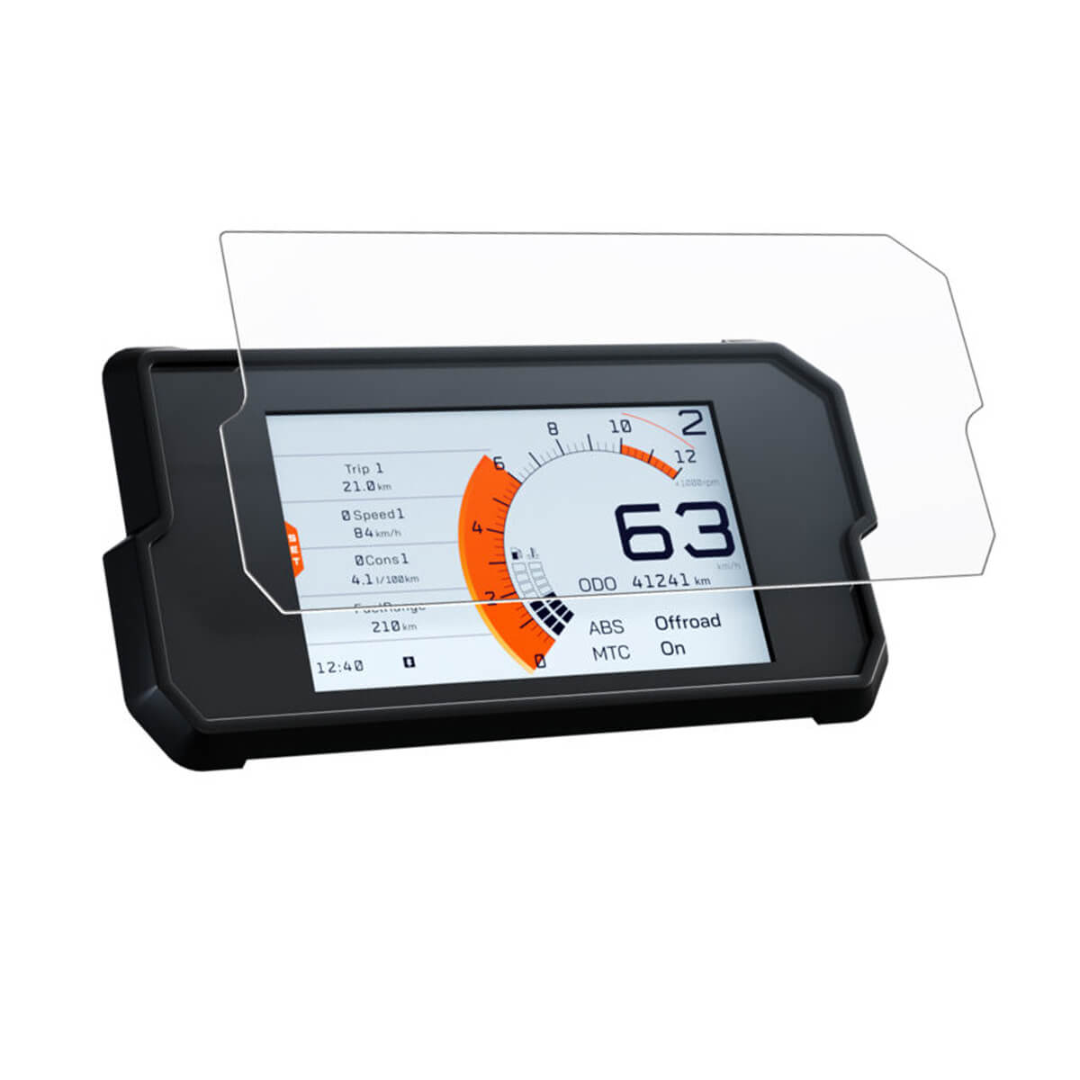 Mogico KTM 890 Adventure 2020-2022 Motorcycle Nano Glass Dashboard Screen Protector Kit