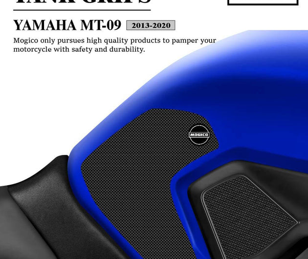 Mogico Yamaha MT-09 2013-2020 Tank Grips / Motorcycle Anti-slip Pads / Traction Non-Slip Mats Fuel Tank Protection