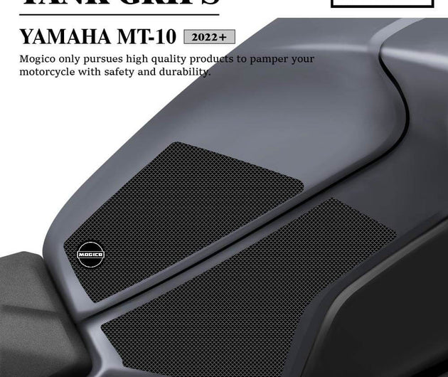 Mogico Yamaha MT-10 2022+ Tank Grips / Motorcycle Anti-slip Pads / Traction Non-Slip Mats Fuel Tank Protection