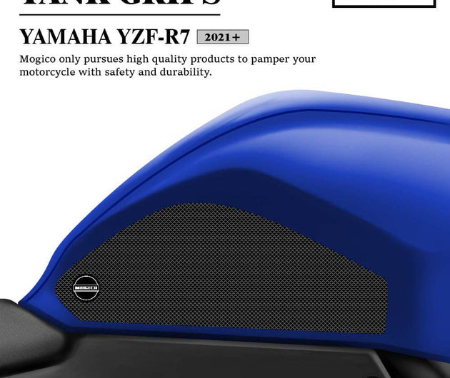 Mogico Yamaha YZF-R7 2021+ Tank Grips / Motorcycle Anti-slip Pads / Traction Non-Slip Mats Fuel Tank Protection