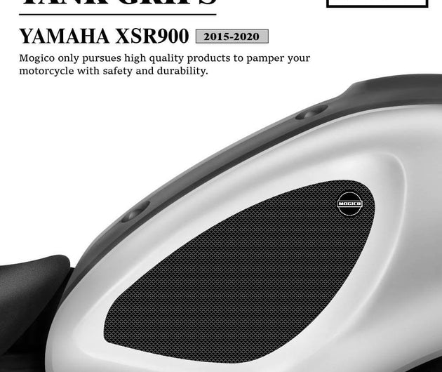 Mogico Yamaha XSR900 2016-2021 Tank Grips / Motorcycle Anti-slip Pads / Traction Non-Slip Mats Fuel Tank Protection