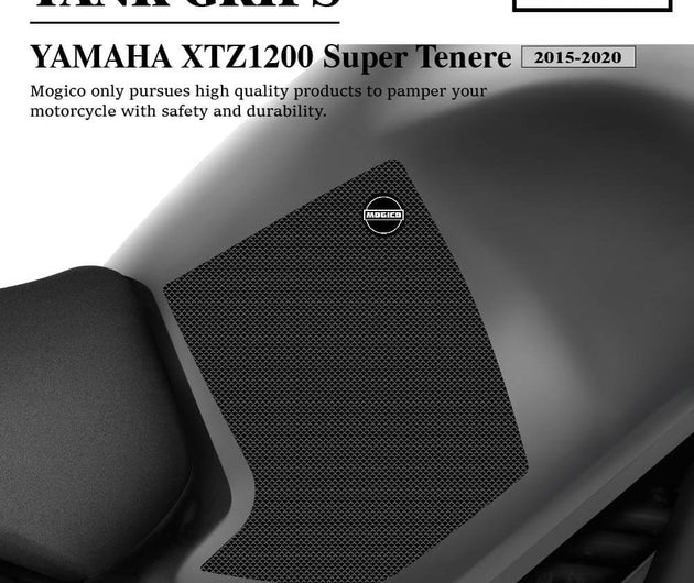 Mogico Yamaha XTZ1200 Super Tenere 2011-2021 Tank Grips / Motorcycle Anti-slip Pads / Traction Non-Slip Mats Fuel Tank Protection